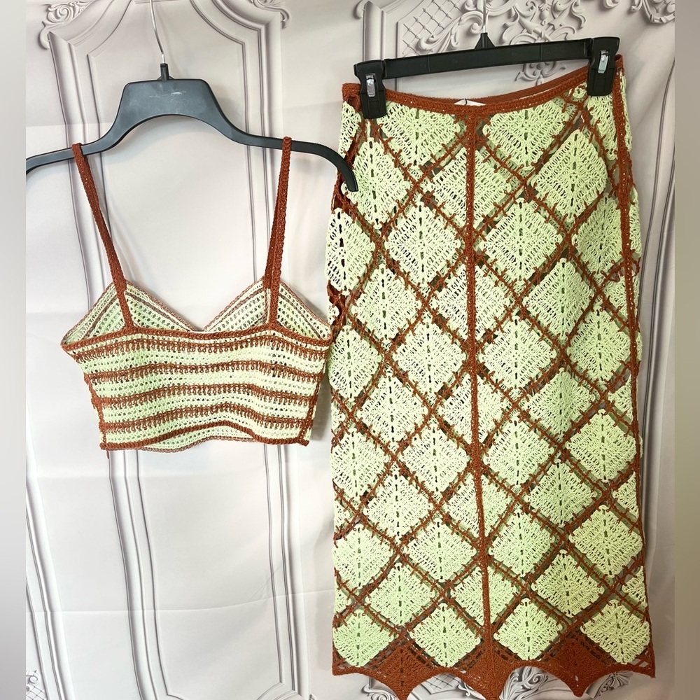 VIRAL ZARA NEW (TWO PIRCE SET ) ICROCHET SKIRT AND TOP SIZE M
🚨NO DISCOUNT - Picture 6 of 16